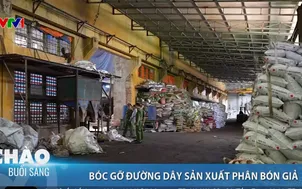 Bóc gỡ đường dây sản xuất phân bón giả