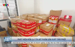 Phát hiện hơn 3,4 tấn mỹ phẩm sản xuất trái phép