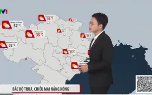 Bản tin thời tiết 19h45 - 11/8/2026