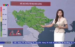 Bản tin thời tiết 18h45 - 13/8/2026