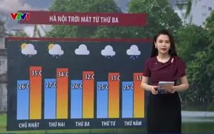 Bản tin thời tiết 18h45 - 15/8/2026