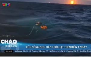 Cứu sống ngư dân trôi dạt trên biển 4 ngày 