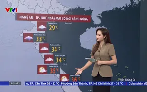 Bản tin thời tiết 18h45 - 21/8/2026