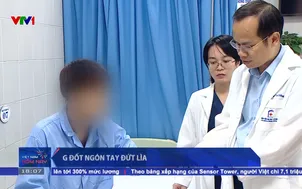 Vi phẫu nối thành công đốt ngón tay đứt lìa