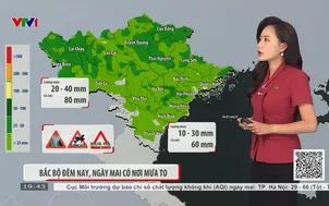 Bản tin thời tiết 19h45 - 26/8/2026