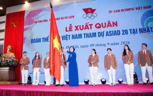 Đoàn thể thao Việt Nam xuất quân dự ASIAD 20, hướng đến mục tiêu giành trên 4 HCV