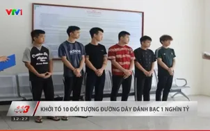 Khởi tố 10 đối tượng trong đường dây đánh bạc hơn 1.000 tỷ đồng