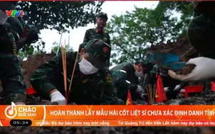 Hoàn thành lấy mẫu hơn 211.000 phần mộ liệt sĩ chưa xác định danh tính