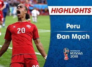 HIGHLIGHTS: ĐT Peru 0-1 ĐT Đan Mạch (FIFA World Cup™ 2018)
