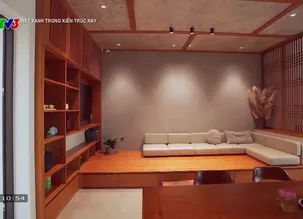 Nét xanh trong kiến trúc nay: 	"Đóng ngoài, mở trong" vào nhà phố