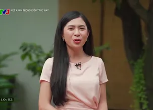 Nét xanh trong kiến trúc nay: 		Chốn bình yên giữa thiên nhiên thơ mộng