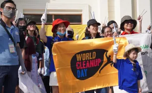 910kg rác được thu gom trong “World Cleanup Day 2024 - Ngày hội Dọn rác tại Hà Nội”