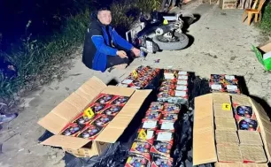 Quảng Trị bắt giữ 2 đối tượng vận chuyển hàng trăm kg pháo lậu