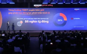 Số lượng hàng Việt Nam tăng 300% trên Amazon