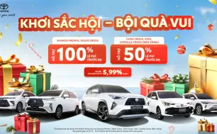 Toyota chốt sổ năm 2024 với loạt ưu đãi cực lớn