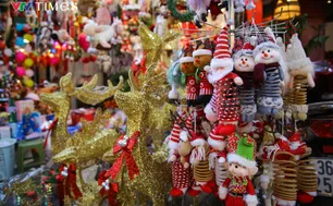 Phố Hàng Mã lung linh, rực rỡ đón Noel