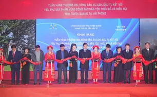 Khai mạc Tuần hàng thương mại, nông sản, du lịch, đầu tư kết nối tiêu thụ sản phẩm của tỉnh Tuyên Quang tại Hải Phòng