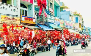 Hồ Chí Minh: Không khí Tết rộn ràng ở khu phố cổ nhất