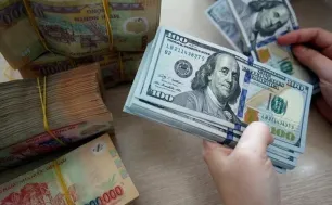 Tỷ giá trung tâm tăng lên mức 24.550 đồng/USD