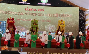 Động thổ khởi động Dự án Tổ hợp giáo dục Tiền Phong với tổng mức đầu tư lên tới gần 1200 tỷ đồng