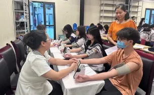 Hà Nội: 7.500 học sinh THCS, THPT được đánh giá hành vi nguy cơ mắc bệnh không lây nhiễm