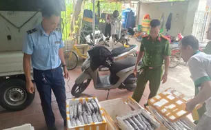 Thanh Hóa: Tiêu hủy hơn 1 tấn thực phẩm không rõ nguồn gốc