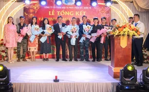 HTV Quốc tế tổ chức lễ tổng kết, khen thưởng gắn với phát triển dự án Khu sinh thái nghỉ dưỡng Bảo Thọ Quốc tế Hòa Bình.