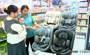 Cục Đăng kiểm được chỉ định tạm thời tổ chức thử nghiệm ghế trẻ em trên ô tô