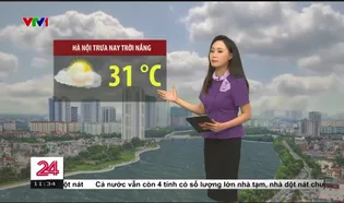 Bản tin thời tiết 11h30 - 12/5/2025