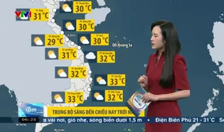 Bản tin thời tiết 6h15 - 13/5/2025