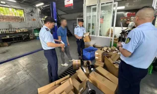 Phát hiện hơn 800 phụ tùng ô tô nghi bị giả mạo nhãn hiệu