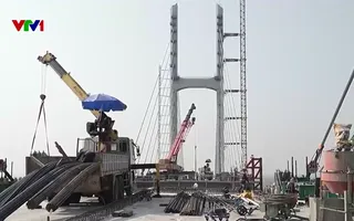 Cầu Rạch Miễu 2: Tiến độ xây dựng vượt kế hoạch, hoàn thành sớm trước Quốc khánh