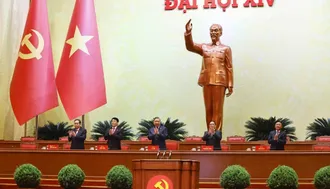 Đại hội XIV của Đảng bầu Đoàn Chủ tịch gồm 16 đồng chí Ủy viên Bộ Chính trị