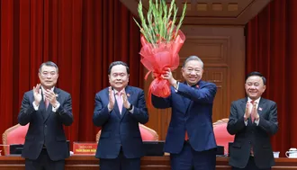 Đồng chí Tô Lâm được bầu làm Tổng Bí thư Ban Chấp hành Trung ương Đảng khoá XIV