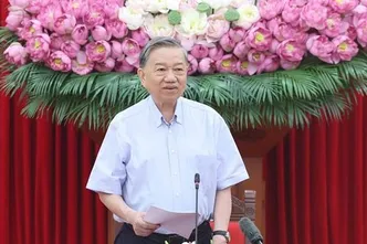 Tổng Bí thư Tô Lâm chủ trì buổi làm việc về dự thảo các văn kiện Đại hội XIV của Đảng
