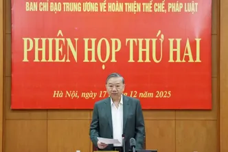 Tổng Bí thư Tô Lâm: Tạo hành lang pháp lý thuận lợi nhất để thúc đẩy phát triển đất nước