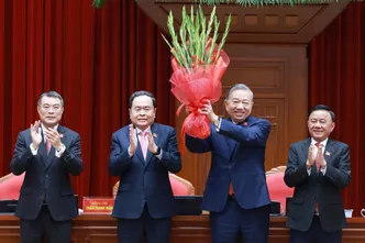 Đồng chí Tô Lâm được bầu làm Tổng Bí thư Ban Chấp hành Trung ương Đảng khoá XIV