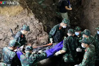 Phát hiện hơn 30 hài cốt liệt sĩ tại khu tưởng niệm liệt sĩ Lê Thị Riêng