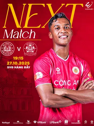 Vòng 8 V.League: Tâm điểm trận cầu Derby ngành Công an