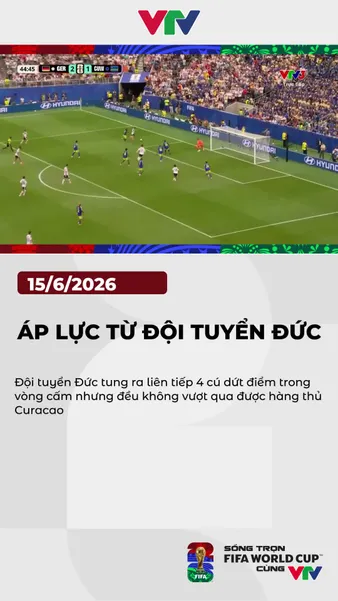 4 cú dứt điểm của ĐT Đức không chiến thắng được hàng phòng ngự ĐT Curacao