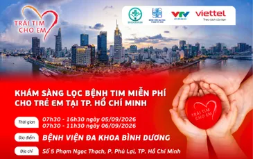“Trái tim cho em” mang cơ hội khám tim miễn phí đến trẻ em TP. Hồ Chí Minh