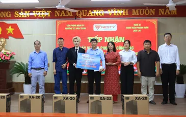 Khánh Hòa tiếp nhận hơn 500 triệu đồng hỗ trợ an sinh và chuyển đổi số