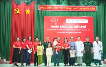 Khám sàng lọc miễn phí, trao cơ hội điều trị tim bẩm sinh cho trẻ em TP Hồ Chí Minh