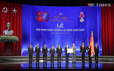 Tổng Bí thư Tô Lâm trao Huân chương Lao động hạng Nhất cho Đài Truyền hình Việt Nam