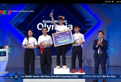 Road to Olympia Mount: Phu Tho Schoolboy Stages Comeback from 15 Points to Win the Weekly Laurel