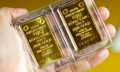 Giá vàng trong nước đạt ngưỡng 123 triệu đồng/lượng