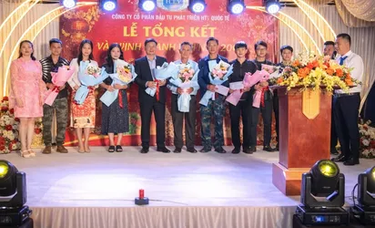 HTV Quốc tế tổ chức lễ tổng kết, khen thưởng gắn với phát triển dự án Khu sinh thái nghỉ dưỡng Bảo Thọ Quốc tế Hòa Bình.