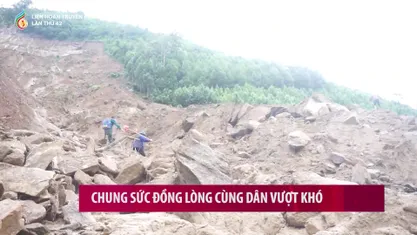 Chung sức, đồng lòng cùng dân vượt khó