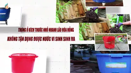 Thùng ủ rác hữu cơ vi sinh cho hộ gia đình