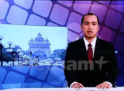 Lao National Television broadcasts Vietnamese news bulletins | VTV